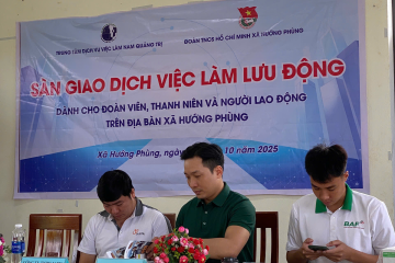 PHIÊN GIAO DỊCH VIỆC LÀM - XKLĐ XÃ HƯỚNG PHÙNG: TẠO CƠ HỘI CHO ĐỒNG BÀO DÂN TỘC VÙNG CAO ĐƯỢC THAM GIA XKLĐ