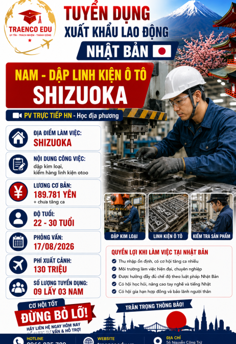 03 NAM - DẬP LINH KIỆN Ô TÔ SHIZUOKA