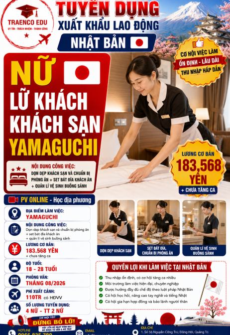 02 NỮ - LỮ KHÁCH KHÁCH SẠN YAMAGUCHI 