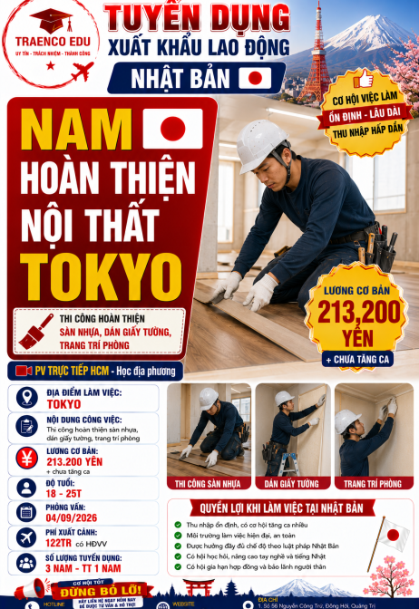 01 NAM - HOÀN THIỆN NỘI THẤT TOKYO